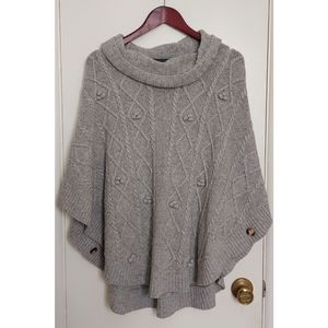 Talbots Cableknit Aran Poncho